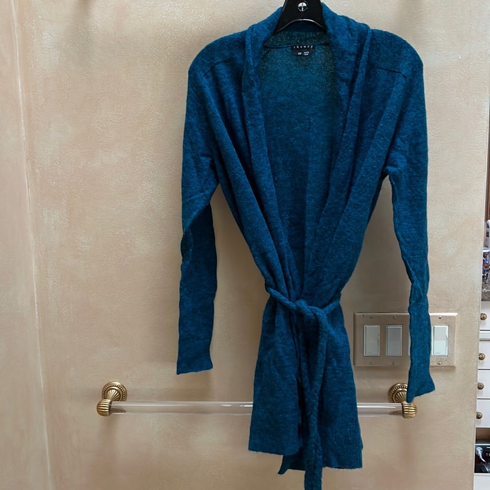 Theory belted sweater